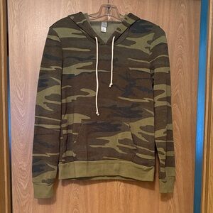Alternative Green and Brown Camouflage Hoodie